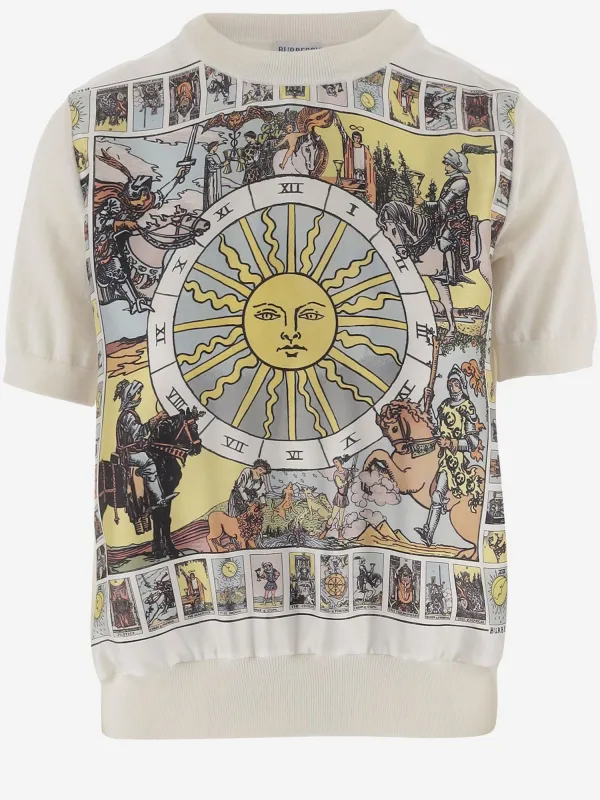 T-shirt with Print made by Burberry