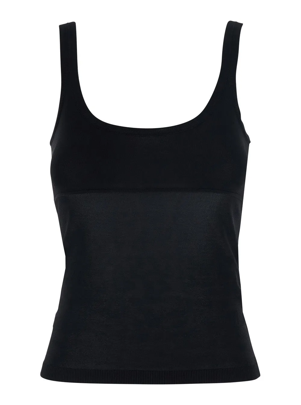 Top with Round Neck Black sold by Lord & Taylor