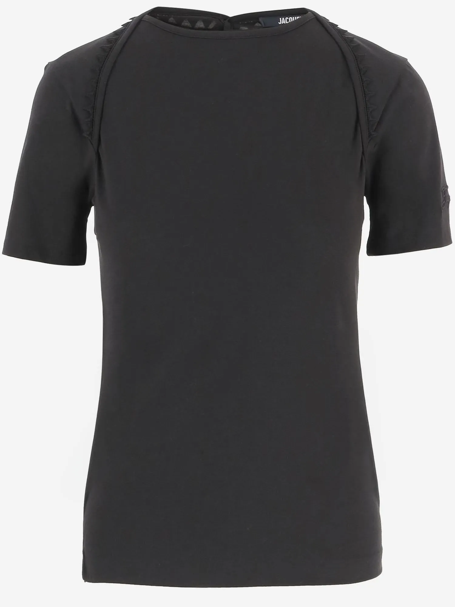 Cotton Top with Back Button Placket sold by Lord & Taylor