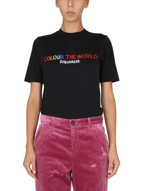 T-Shirt with Logo made by DSQUARED2