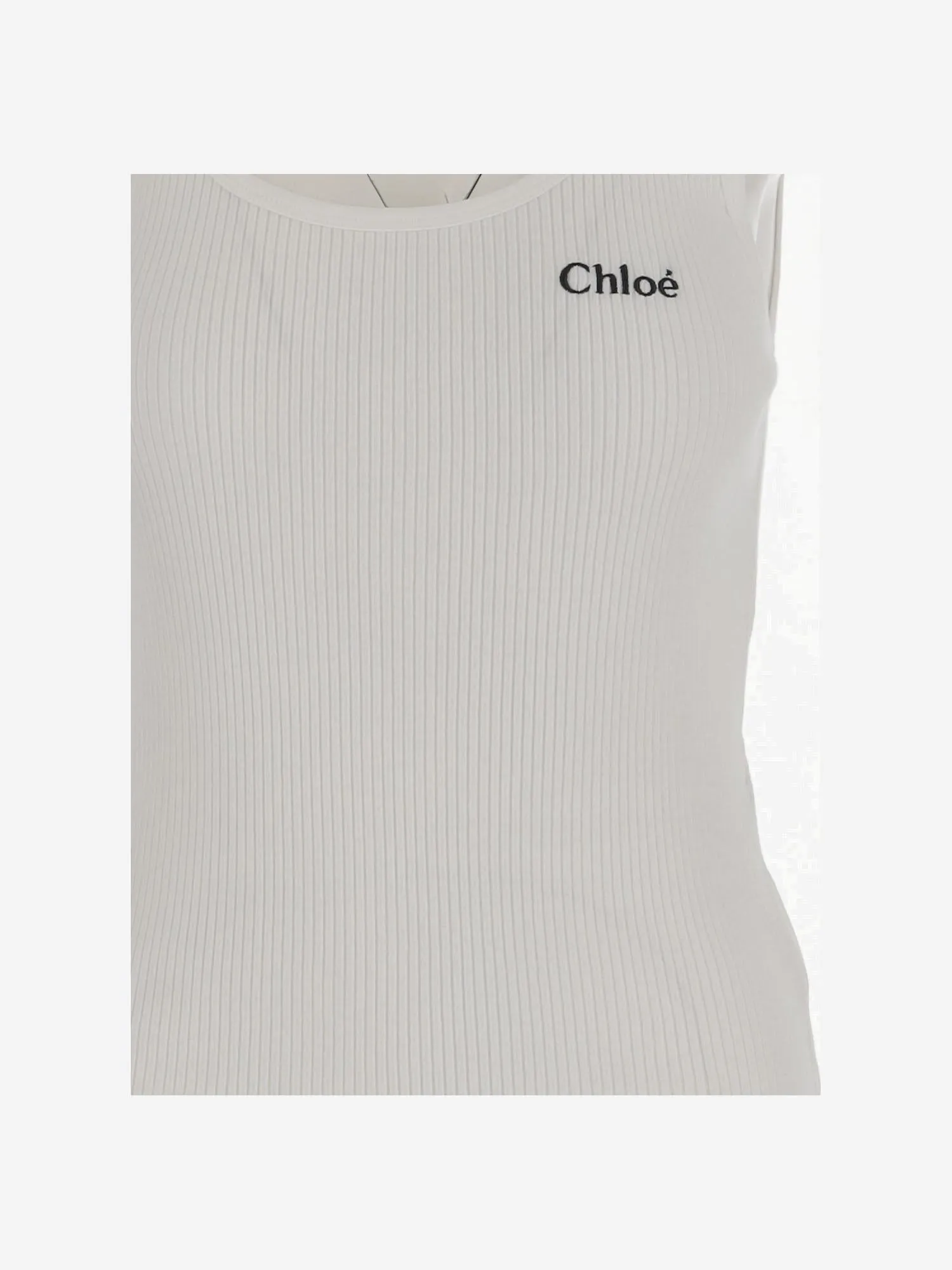 Cotton Tank Top with Logo sold by Lord & Taylor product image thumbnail 2