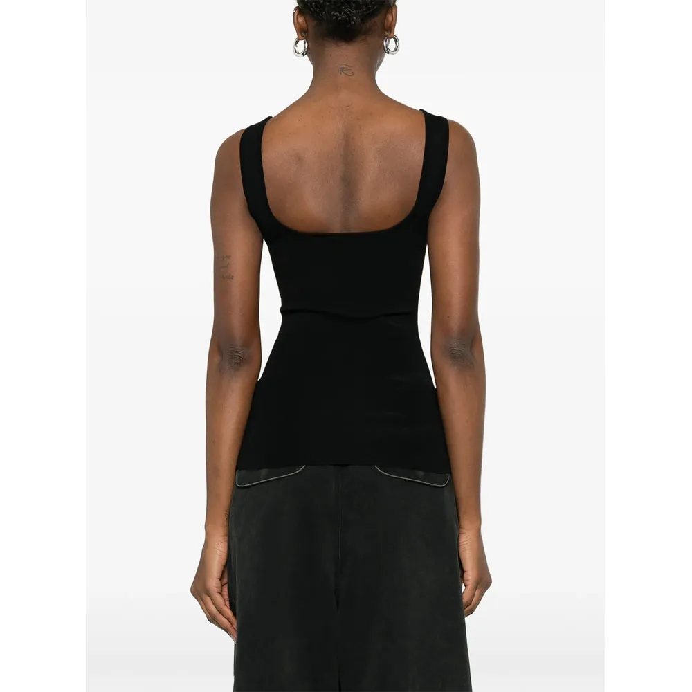 Tank Top Scoop Neck Black sold by Lord & Taylor product image thumbnail 4