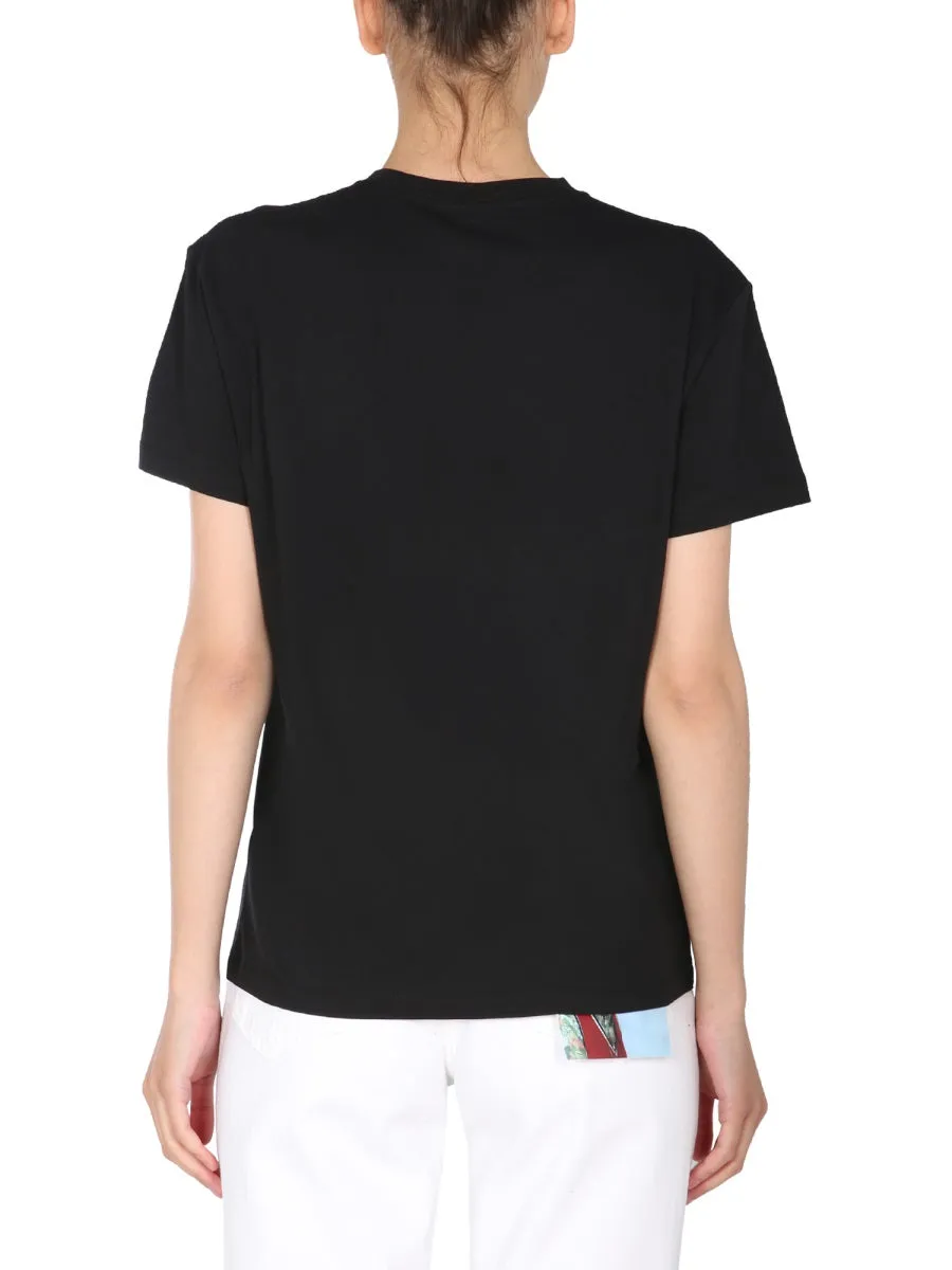 Crew Neck T-Shirt with Front Print sold by Lord & Taylor product image thumbnail 2