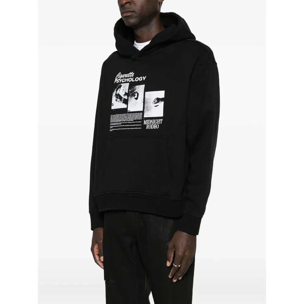 Black Graphic Print Hooded Sweatshirt sold by Lord & Taylor product image thumbnail 4