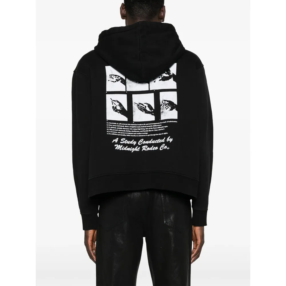Black Graphic Print Hooded Sweatshirt sold by Lord & Taylor product image thumbnail 5