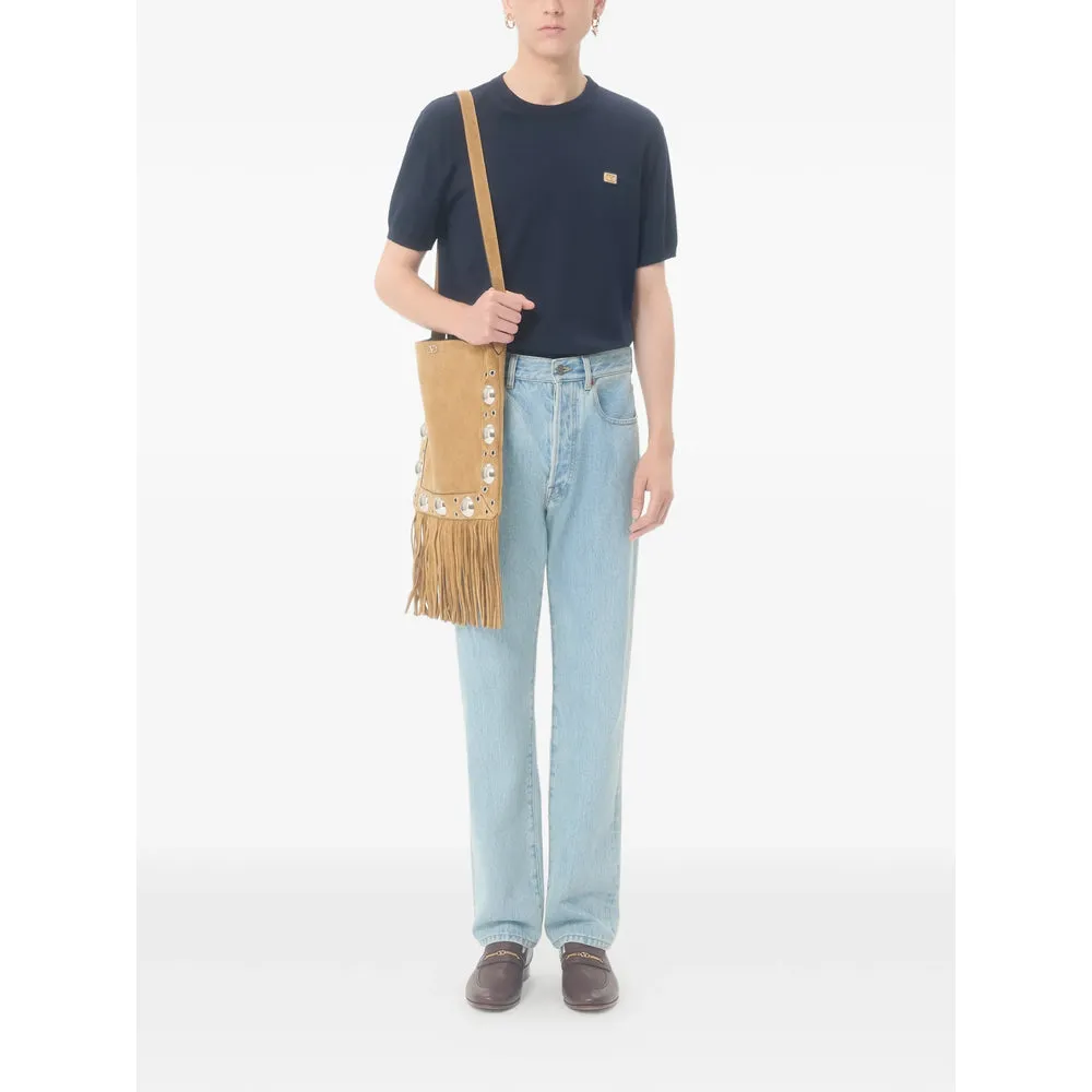 Sweater with VLogo Patch in Blue sold by Lord & Taylor product image thumbnail 5