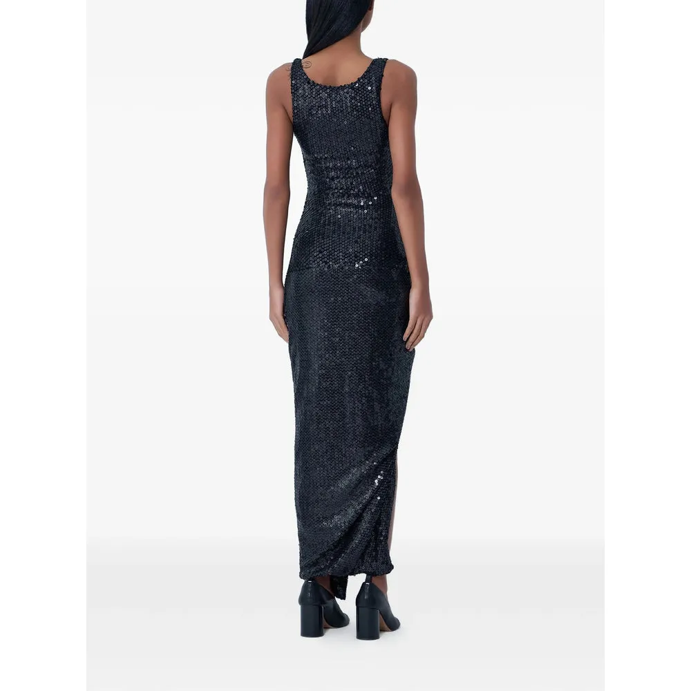 Cowl Neck Black Sequined Dress sold by Lord & Taylor product image thumbnail 4