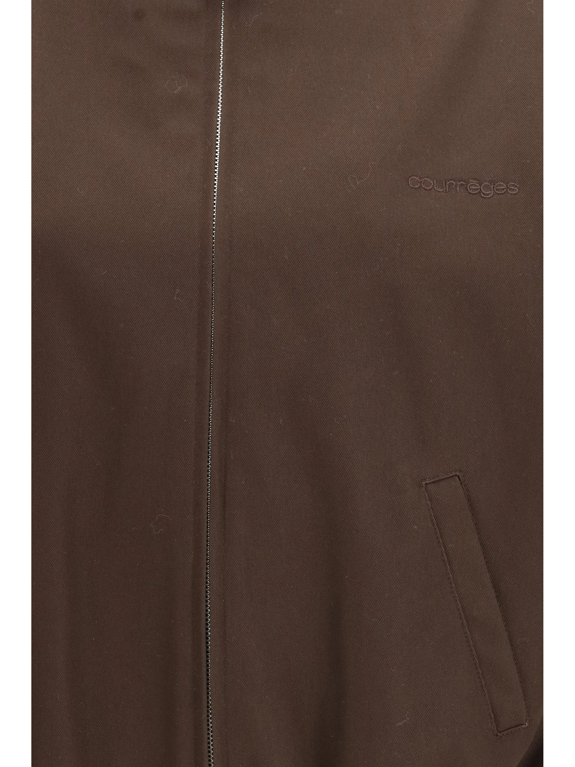 Bomber Jacket Zip-up Chocolate sold by Lord & Taylor product image thumbnail 2