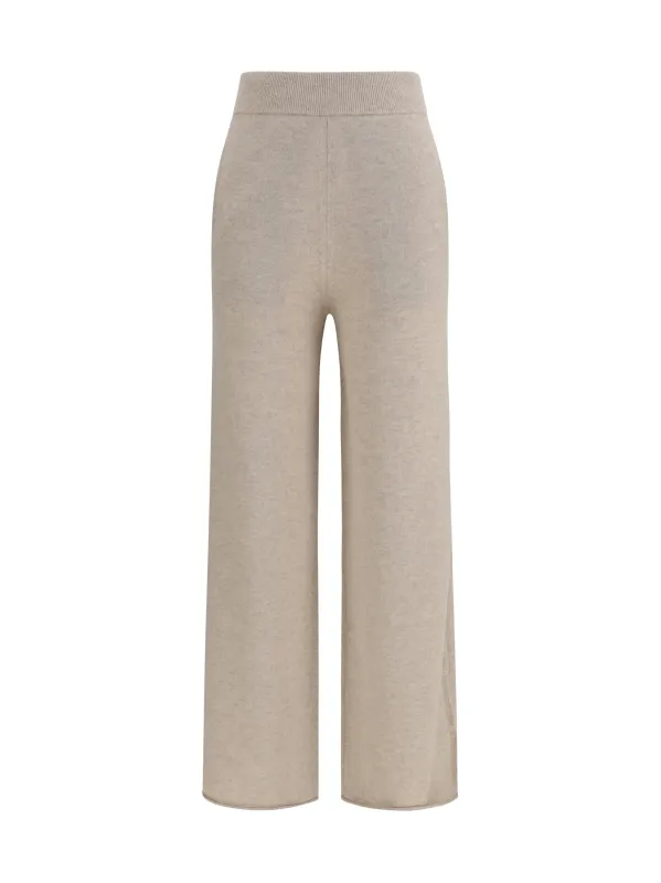 Cashmere Pants Pure Beige made by MaxMara