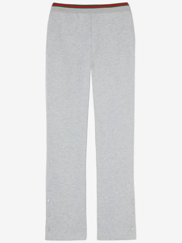 Cotton Jersey Leisure Trousers with Web made by Gucci