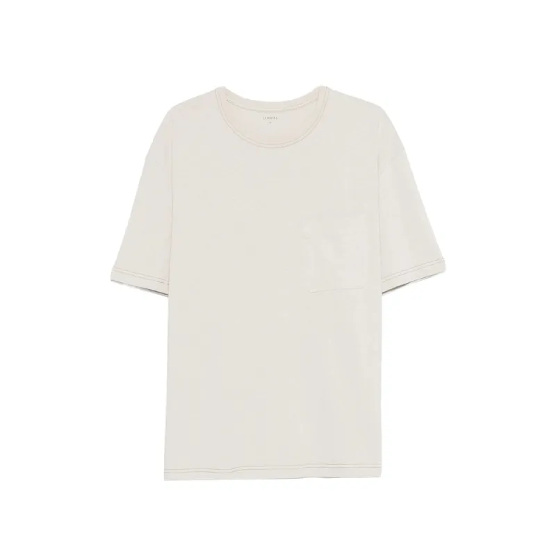 T-shirt Cotton-Linen Neutrals made by Lemaire