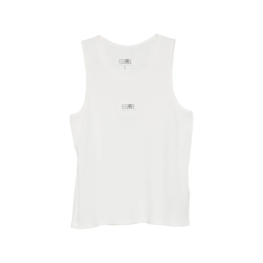 Round Neck Sleeveless T-Shirt sold by Lord & Taylor