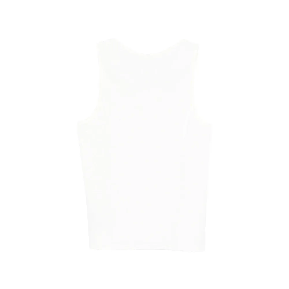 Round Neck Sleeveless T-Shirt sold by Lord & Taylor product image thumbnail 2