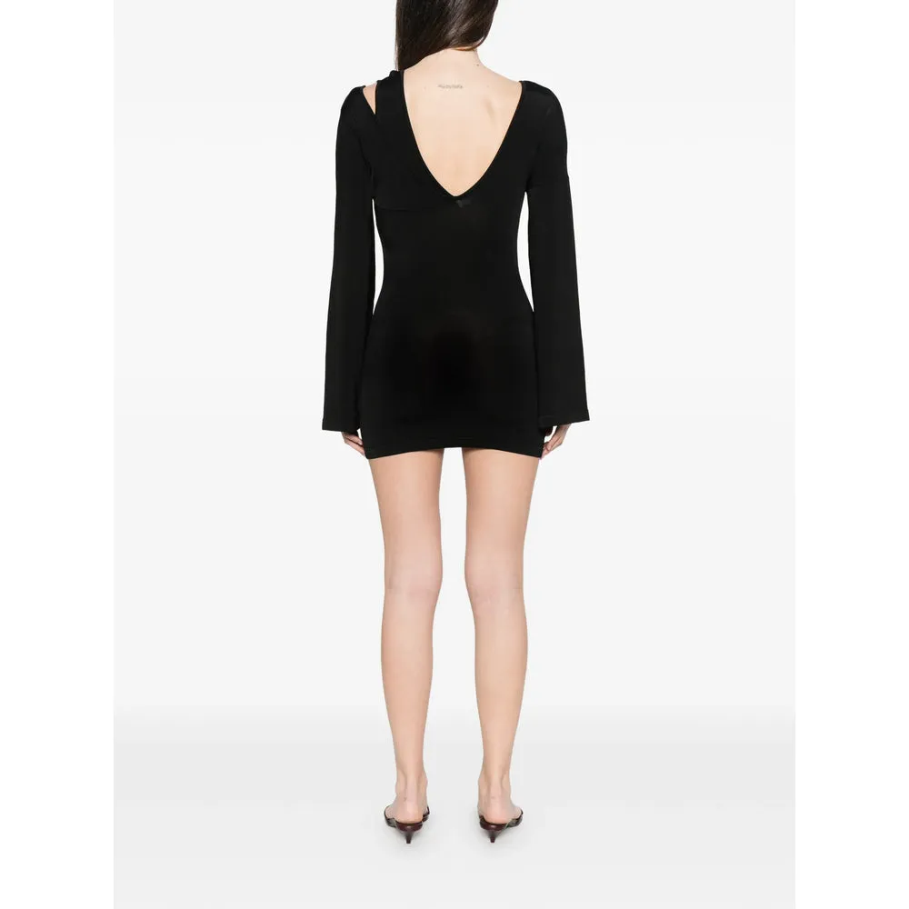 Dress V-Neck Long Sleeve Black sold by Lord & Taylor product image thumbnail 5