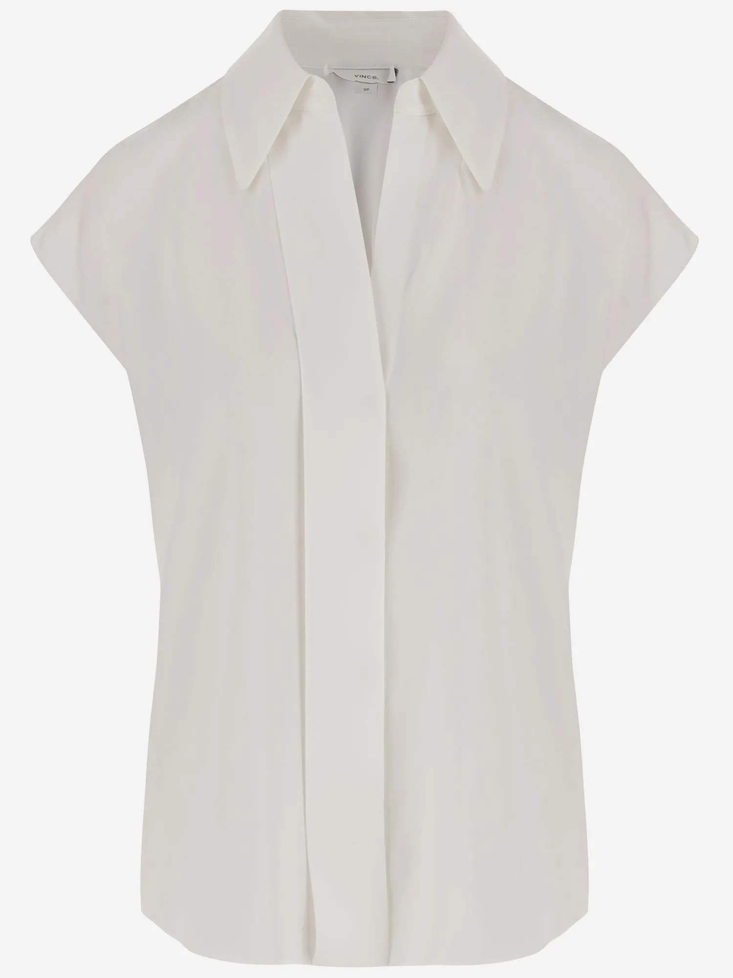Blouse Stretch Silk White sold by Lord & Taylor