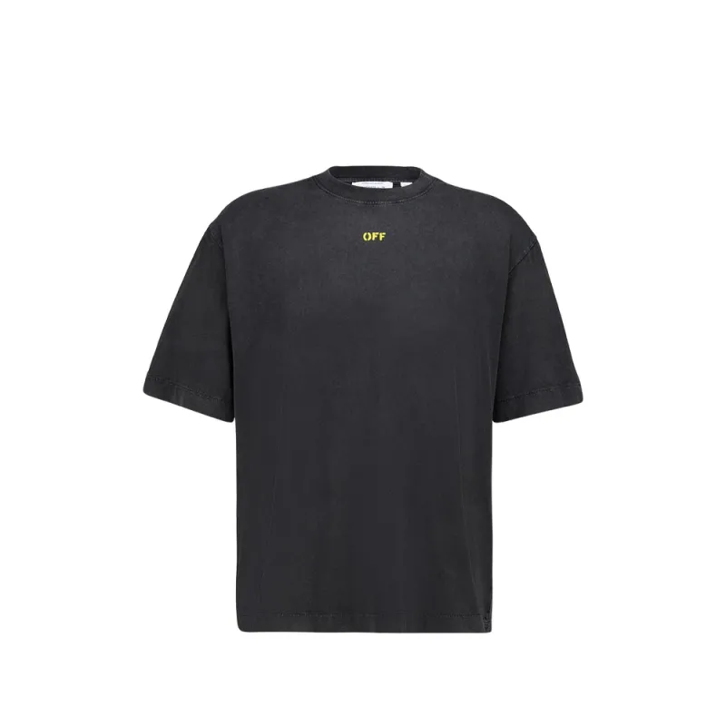 T-shirt Black Cotton made by Off-White