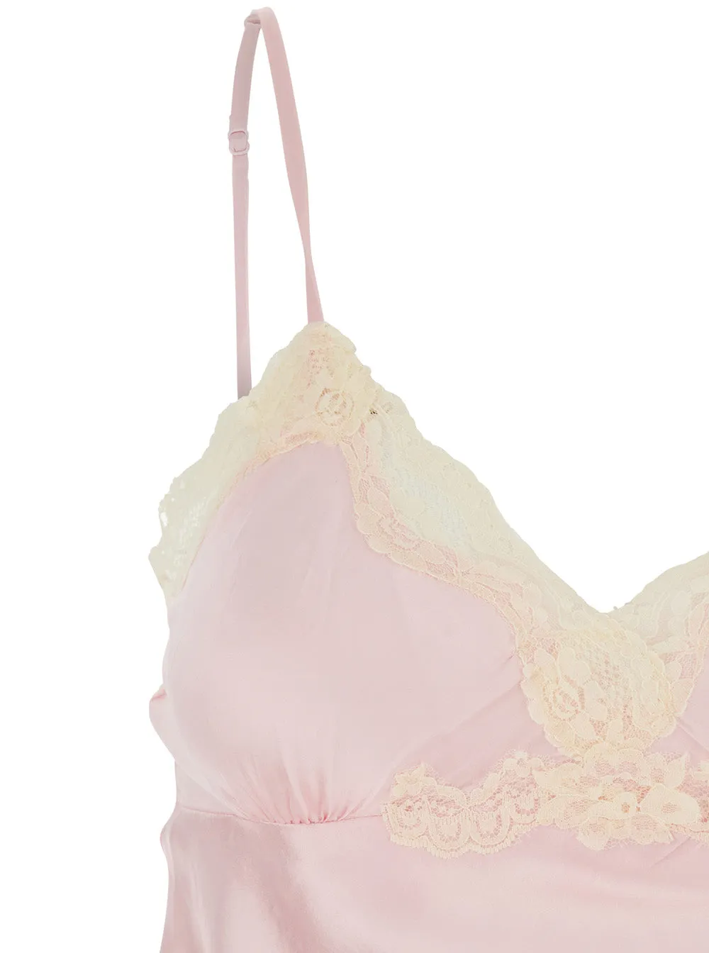 V-neck Top with Lace, Pink sold by Lord & Taylor product image thumbnail 3