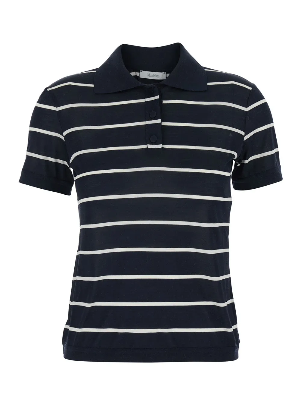 Polo Shirt Bellico Black Silk sold by Lord & Taylor