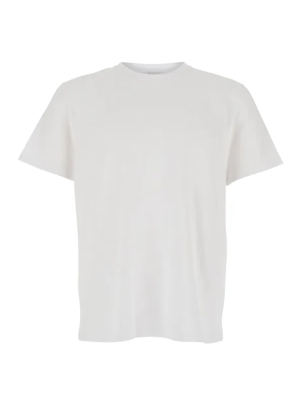 T-shirt Cassandra Dietro White made by Yves Saint Laurent