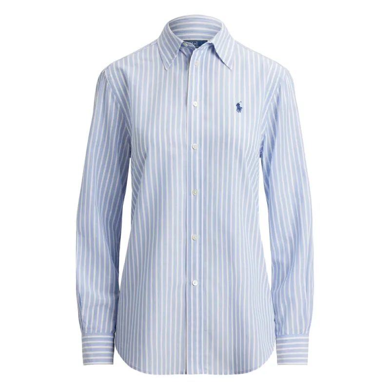 Blue Striped Classic Collar Shirt made by Ralph Lauren