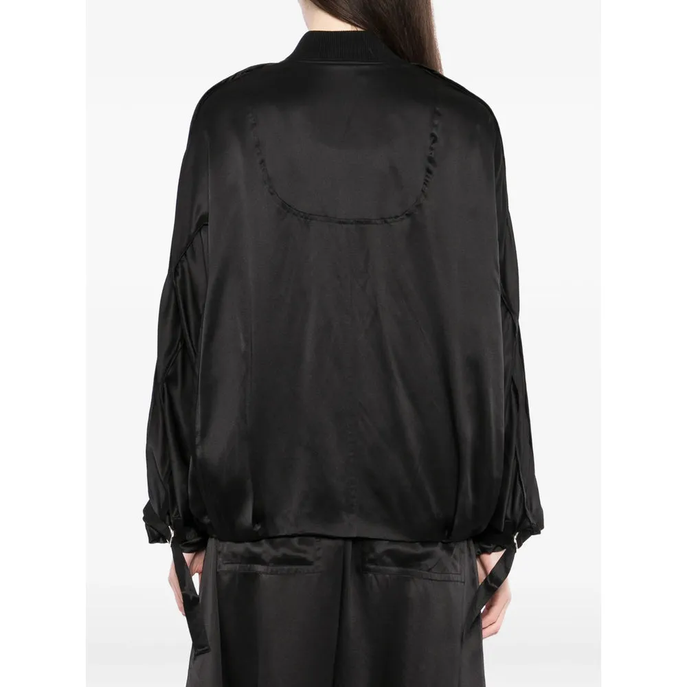 Black Front Zip Jacket with Drawstring Hem sold by Lord & Taylor product image thumbnail 3