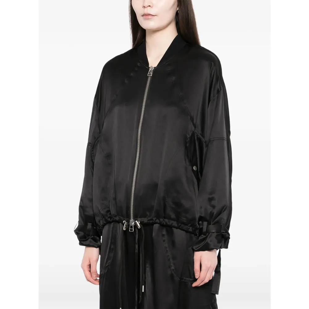 Black Front Zip Jacket with Drawstring Hem sold by Lord & Taylor product image thumbnail 5