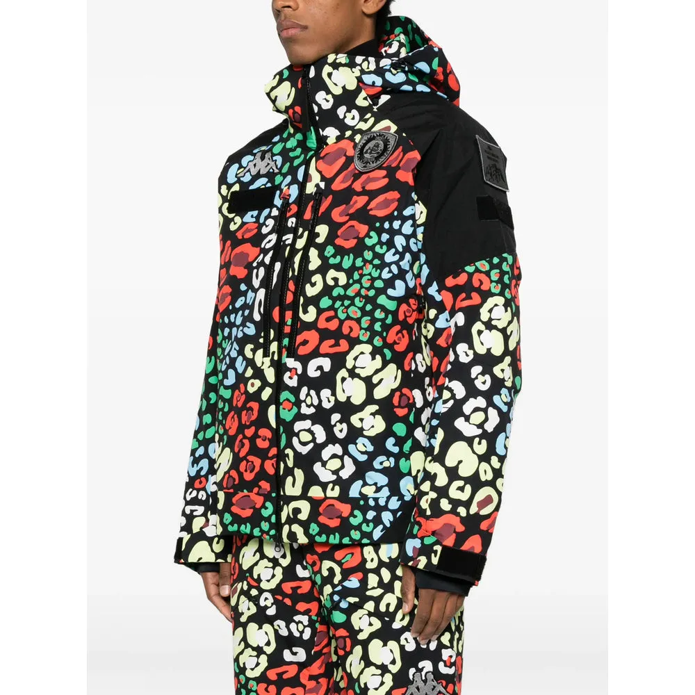 Black Leopard Print Hooded Outerwear sold by Lord & Taylor product image thumbnail 3