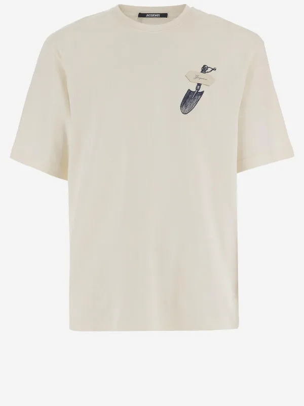 Cotton T-Shirt with Logo made by Jacquemus
