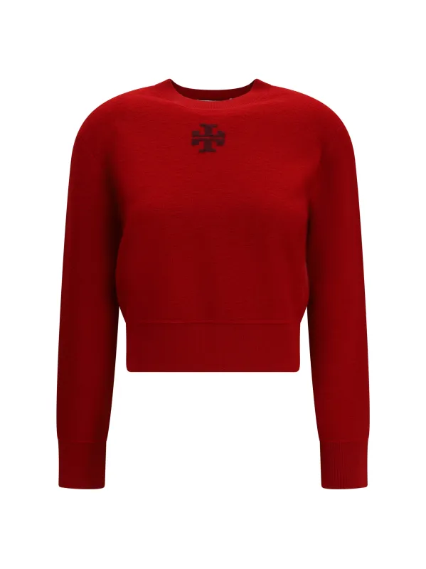 Wool Sweater Red made by Tory Burch