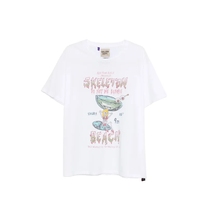 Graphic Print Crew Neck T-shirt made by Gallery Dept.