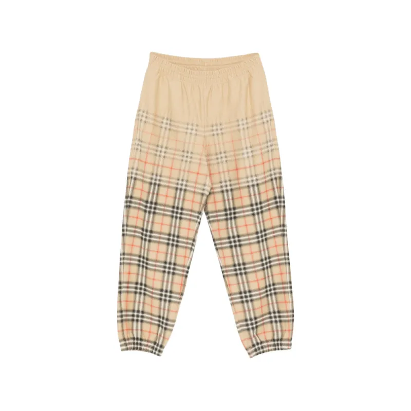 Check Pattern Track Pants made by Burberry