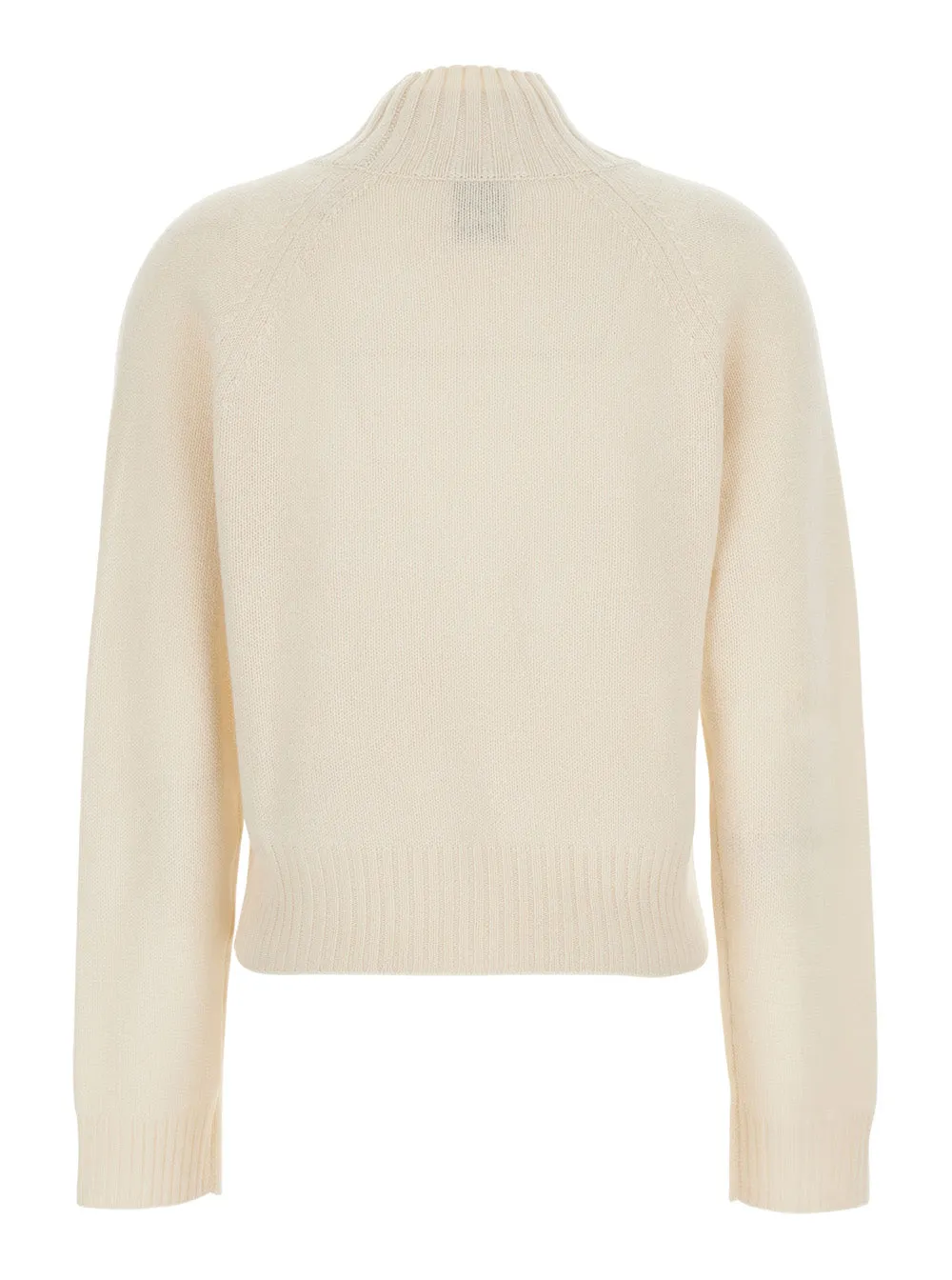 White High Neck Cashmere Jumper sold by Lord & Taylor product image thumbnail 2