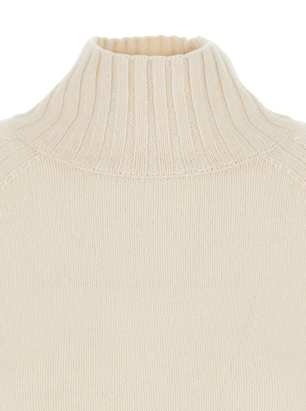 White High Neck Cashmere Jumper sold by Lord & Taylor product image thumbnail 3
