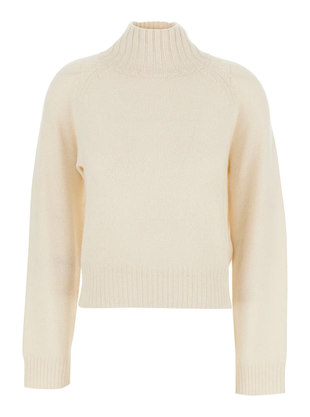 White High Neck Cashmere Jumper sold by Lord & Taylor