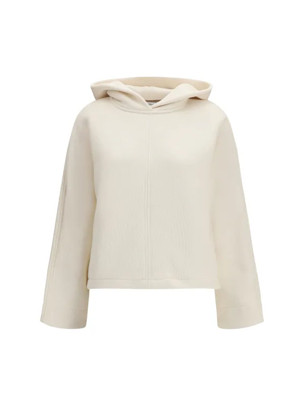 Hooded Sweatshirt Ivory made by MaxMara