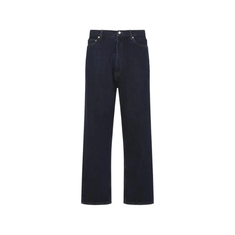 Indigo Blue Loose-Fit Jeans made by Studio Nicholson
