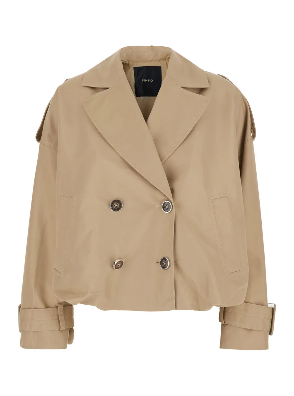 Trench Coat Cotton-Blend Beige sold by Lord & Taylor
