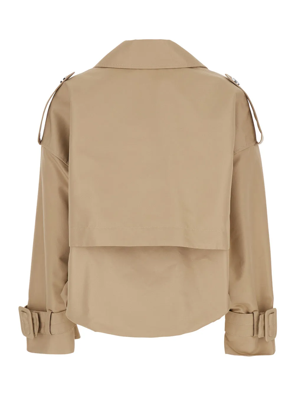 Trench Coat Cotton-Blend Beige sold by Lord & Taylor product image thumbnail 2