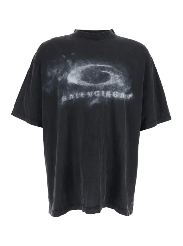 T-shirt Maxi Logo Black made by Balenciaga