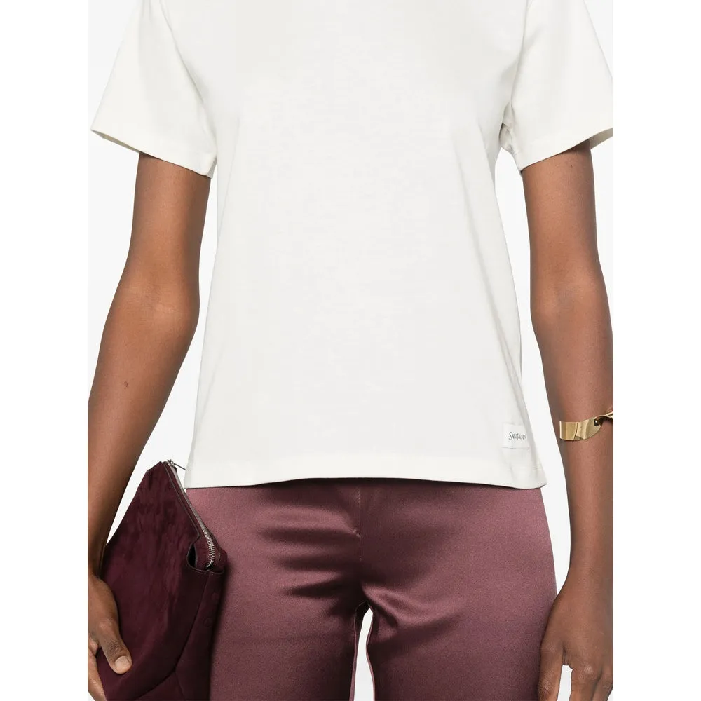 T-shirt White Cotton Blend sold by Lord & Taylor product image thumbnail 3