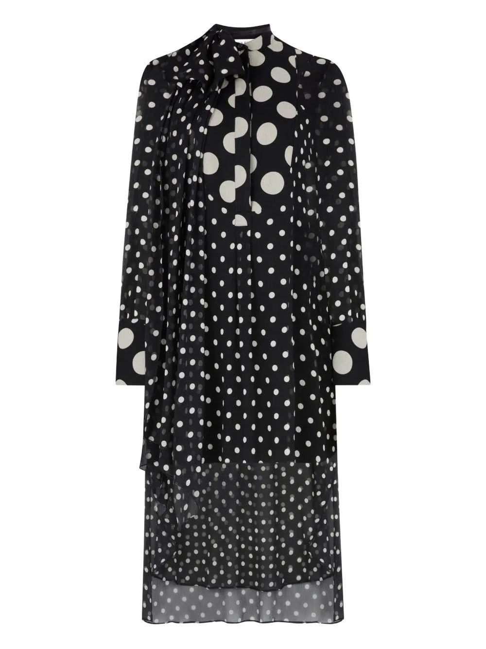 Dress Silk Polka Dot Black sold by Lord & Taylor