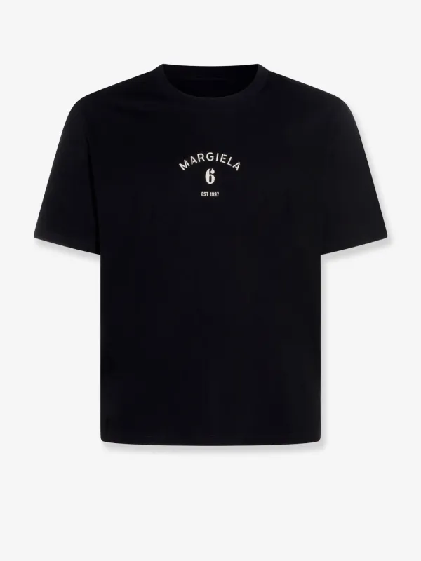 Cotton T-shirt Black made by Maison Margiela