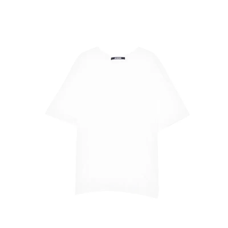 Round Neck White T-Shirt made by Jacquemus