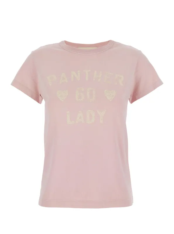Crew Neck T-Shirt Pink made by Valentino