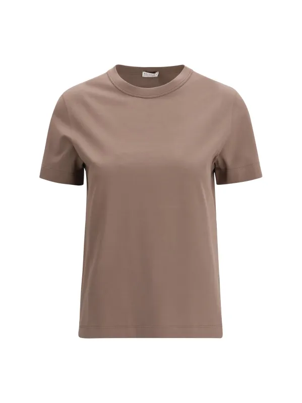 T-Shirt Monochrome Peppercorn made by Brunello Cucinelli
