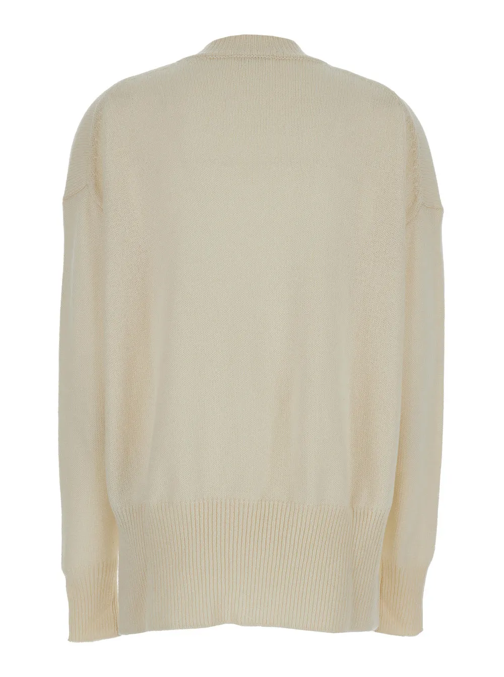 Beige Ribbed Cashmere Pullover sold by Lord & Taylor product image thumbnail 2