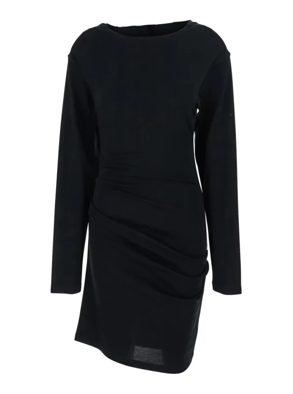 Dress Umido Black Virgin Wool made by MaxMara