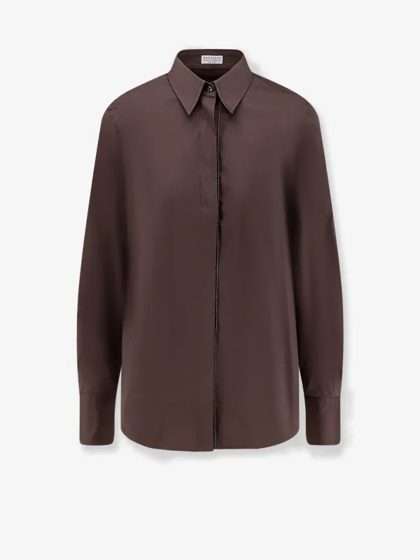 Cotton Blend Shirt made by Brunello Cucinelli