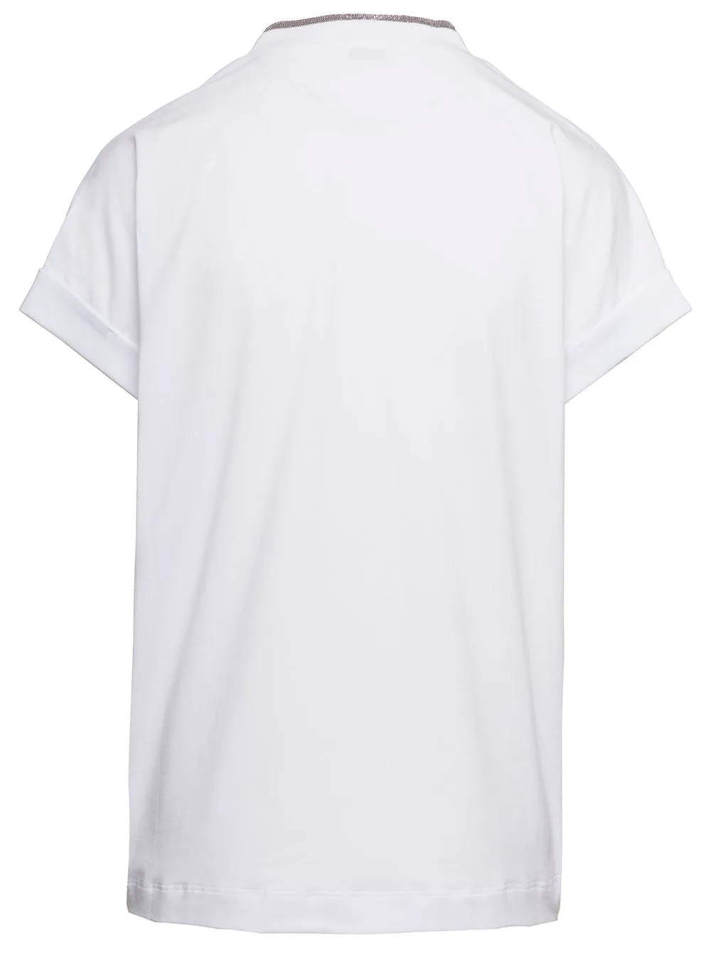 T-shirt V-neck Monile White sold by Lord & Taylor product image thumbnail 2