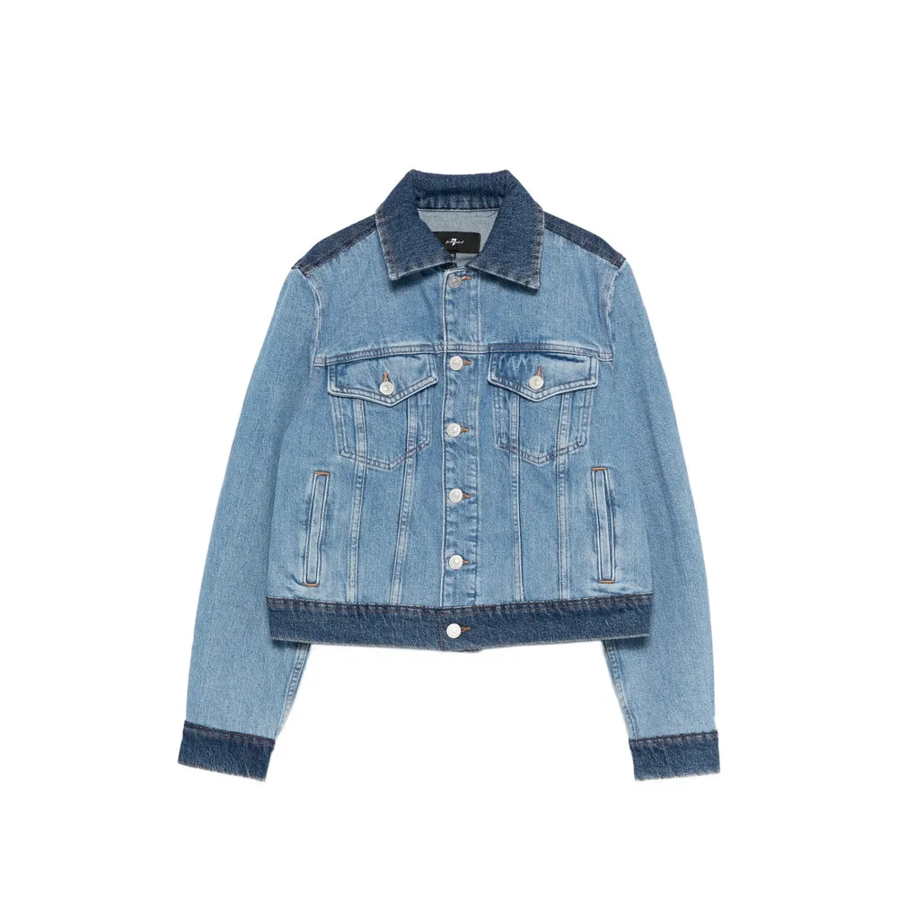 Blue Button Fastening Denim Jacket sold by Lord & Taylor